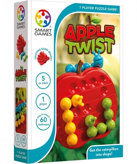 Apple Twist Travel Puzzle Game with 60 Challenges for Ages 5 - Adult $29.27 - Travel Games