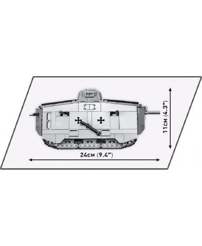 Historical Collection Great War Sturmpanzerwagen A7V Tank $94.32 - Toy Building Sets