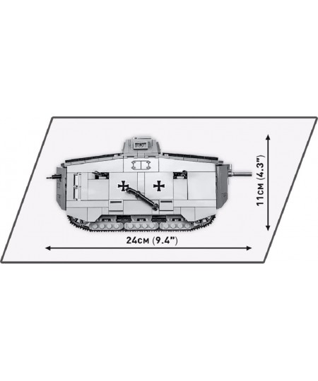 Historical Collection Great War Sturmpanzerwagen A7V Tank $94.32 - Toy Building Sets