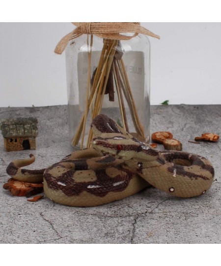 Simulation Realistic Wild Life Python Snake Jungle Animal Action Figures Model Figurine Desktop Decoration Collection Party S...