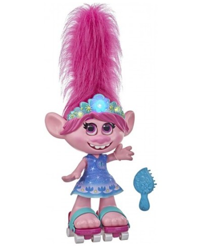 DreamWorks World Tour Dancing Hair Poppy Interactive Talking Singing Doll with Moving Hair Toy for Girls and Boys 4 Years and...