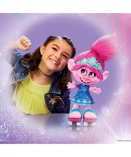 DreamWorks World Tour Dancing Hair Poppy Interactive Talking Singing Doll with Moving Hair Toy for Girls and Boys 4 Years and...