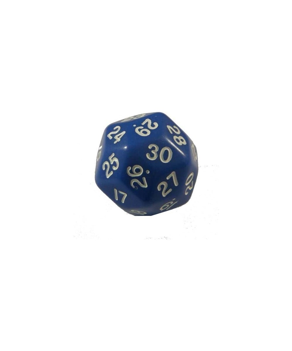 Blue Opaque Triantakohedron 30 Sided Dice 1 ea $14.38 - Game Accessories