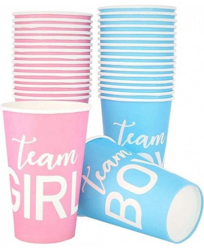 Paper Party Cups Gender Reveal Party Supplies (12 oz Pink and Blue 50-Pack) $22.93 - Kids' Party Tableware