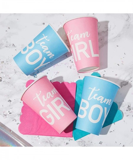 Paper Party Cups Gender Reveal Party Supplies (12 oz Pink and Blue 50-Pack) $22.93 - Kids' Party Tableware