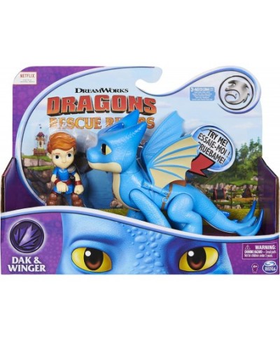 Rescue Riders Winger and Dak Dragon and Viking Figures with Sounds and Phrases $60.83 - Play Figure Playsets