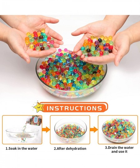 50000 PCS Water Bead Kid Non Toxic Water Beads Sensory Toys Pack Mixed Jelly Beads Water Gel Balls Sensory Water Beads Toys a...