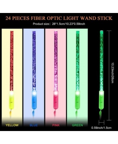 Light up Wand Led Glow Wand Glow Sticks Acrylic Bubble Glow Stick Wands Colorful Flashing Glow in the Dark Wands Glow Sticks ...