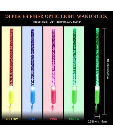 Light up Wand Led Glow Wand Glow Sticks Acrylic Bubble Glow Stick Wands Colorful Flashing Glow in the Dark Wands Glow Sticks ...