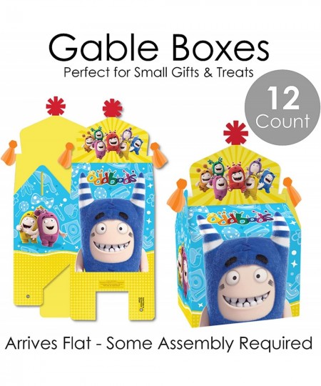 Treat Box Party Favors - Kids Birthday Party Goodie Gable Boxes - Set of 12 $38.64 - Kids' Party Favor Sets