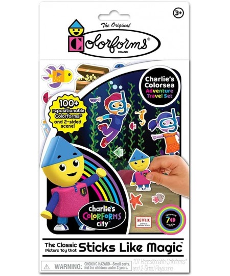 — Charlie's Travel Set — The Classic Picture Toy That Sticks Like Magic — Ages 3+ $15.48 - Magnetic & Felt Playboards