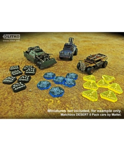 Gaslands Miniatures Game Token Set Multi-Colored (50) $43.07 - Game Accessories