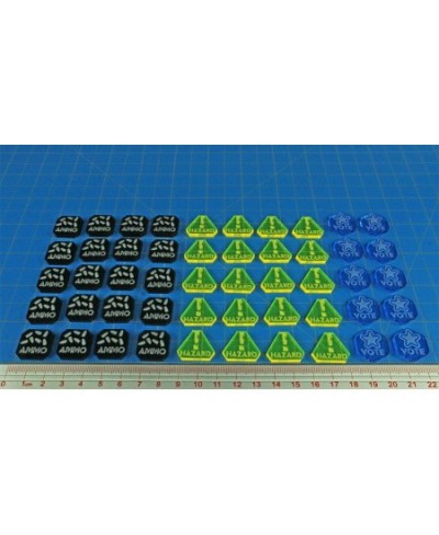 Gaslands Miniatures Game Token Set Multi-Colored (50) $43.07 - Game Accessories