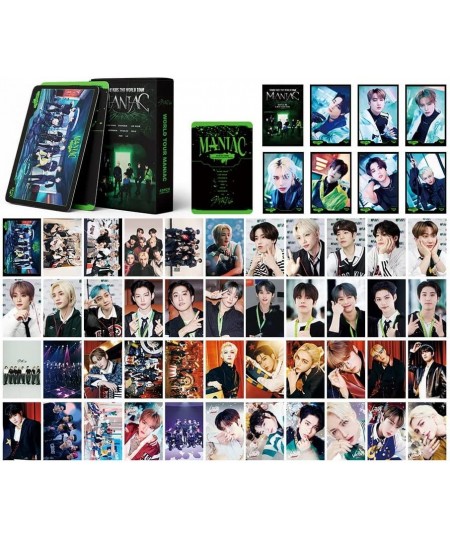 Kpop Stray Kids Photocards Stickers 97Pcs Vinyl Waterproof Sticker & 55Pcs Lomo Cards Album Photo Poster for Water Bottle Sui...