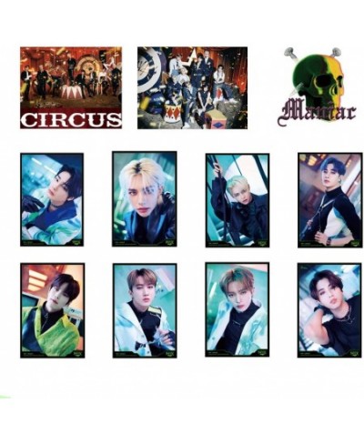 Kpop Stray Kids Photocards Stickers 97Pcs Vinyl Waterproof Sticker & 55Pcs Lomo Cards Album Photo Poster for Water Bottle Sui...