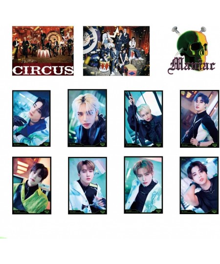 Kpop Stray Kids Photocards Stickers 97Pcs Vinyl Waterproof Sticker & 55Pcs Lomo Cards Album Photo Poster for Water Bottle Sui...