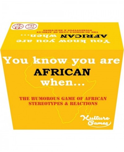 You Know You are African When... $51.38 - Card Games