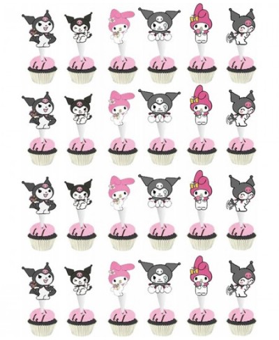 119 kawaii cute anime themed birthday party decorations pink cartoon party girls and boys including backgrounds cloth banners...