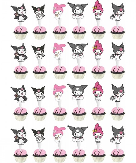 119 kawaii cute anime themed birthday party decorations pink cartoon party girls and boys including backgrounds cloth banners...