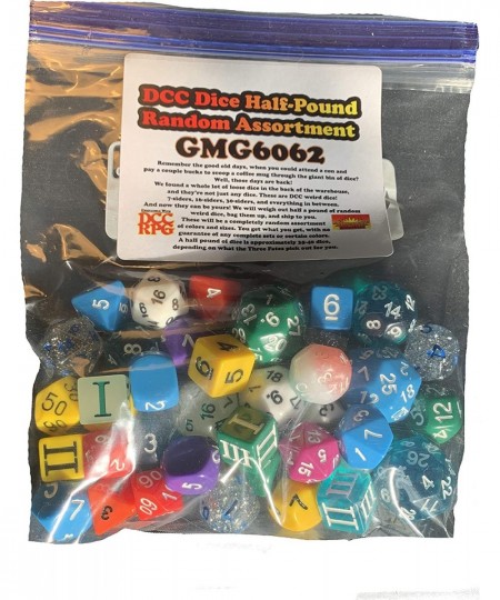 DCC Dice Half-Pound Random Assortment $58.93 - Game Accessories