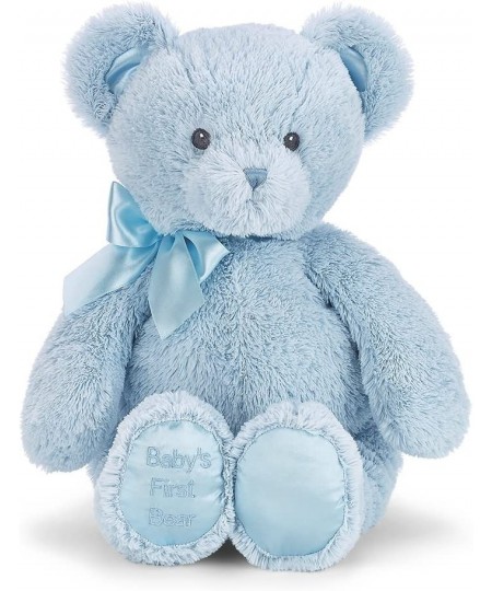 Bearington Baby's First Teddy Bear Blue Plush Stuffed Animal 12 $29.07 - Stuffed Animals & Teddy Bears