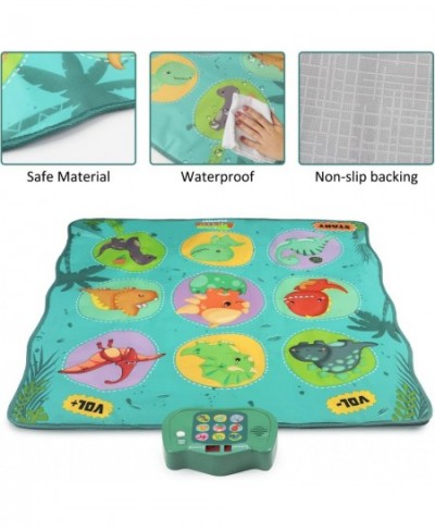 Dance Mat for Kids Dinosaur Musical Toy Gifts for Boys Girls-Including 3 Challenge Levels Dance Pad with LED Lights Adjustabl...