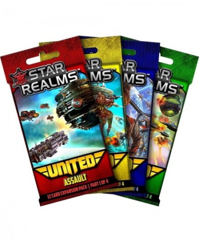 Star Realms: United - complete set of all four mini expansions (Assault Command Missions Heroes) by Star Realms $30.52 - Card...