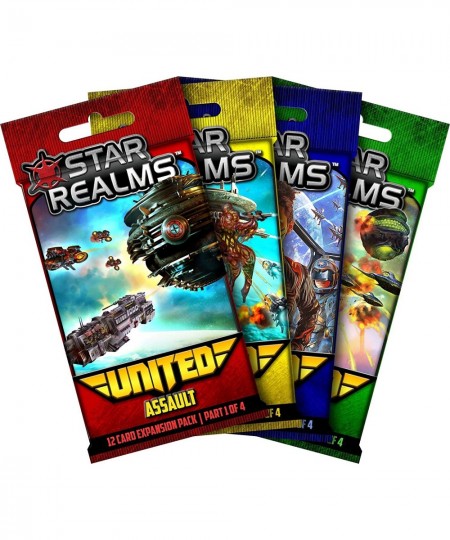 Star Realms: United - complete set of all four mini expansions (Assault Command Missions Heroes) by Star Realms $30.52 - Card...