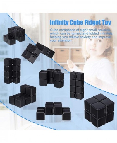 2 Pieces Mini Fidget Toy Set Include Cube Handheld Fidget Toy Cube Cam Fidget Controller Pad Anxiety and Stress Relief Fidget...