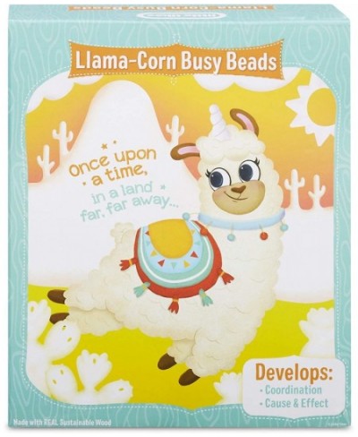 Wooden Critters Llama-Corn Busy Beads Maze Developmental Toy $21.26 - Early Development & Activity Toys