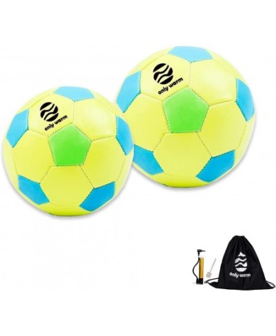 Size 3 Soccer Ball for Boys Girls Toddler Baby Kids with Needle Pump Soccer Bag Yellow $27.99 - Toy Sports Products