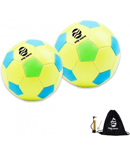 Size 3 Soccer Ball for Boys Girls Toddler Baby Kids with Needle Pump Soccer Bag Yellow $27.99 - Toy Sports Products