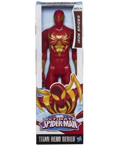 Marvel Ultimate Titan Hero Series Iron Spider Figure - 12 Inch $16.37 - Action Figures