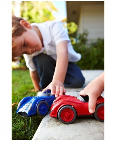 Race Car Pink - Pretend Play Motor Skills Kids Toy Vehicle. No BPA phthalates PVC. Dishwasher Safe Recycled Plastic Made in U...