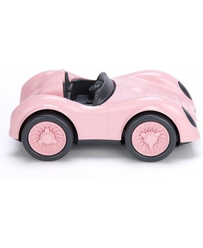 Race Car Pink - Pretend Play Motor Skills Kids Toy Vehicle. No BPA phthalates PVC. Dishwasher Safe Recycled Plastic Made in U...