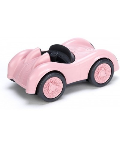 Race Car Pink - Pretend Play Motor Skills Kids Toy Vehicle. No BPA phthalates PVC. Dishwasher Safe Recycled Plastic Made in U...