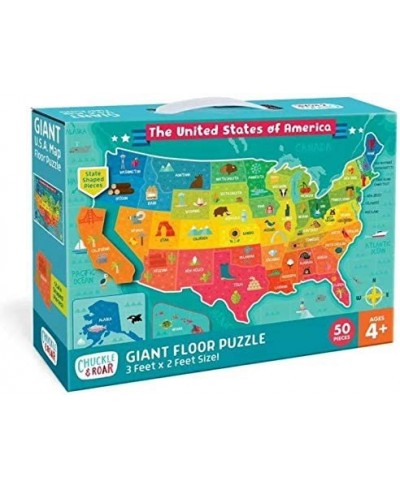 Giant Floor Puzzle - US Map - 50pc $47.15 - Floor Puzzles