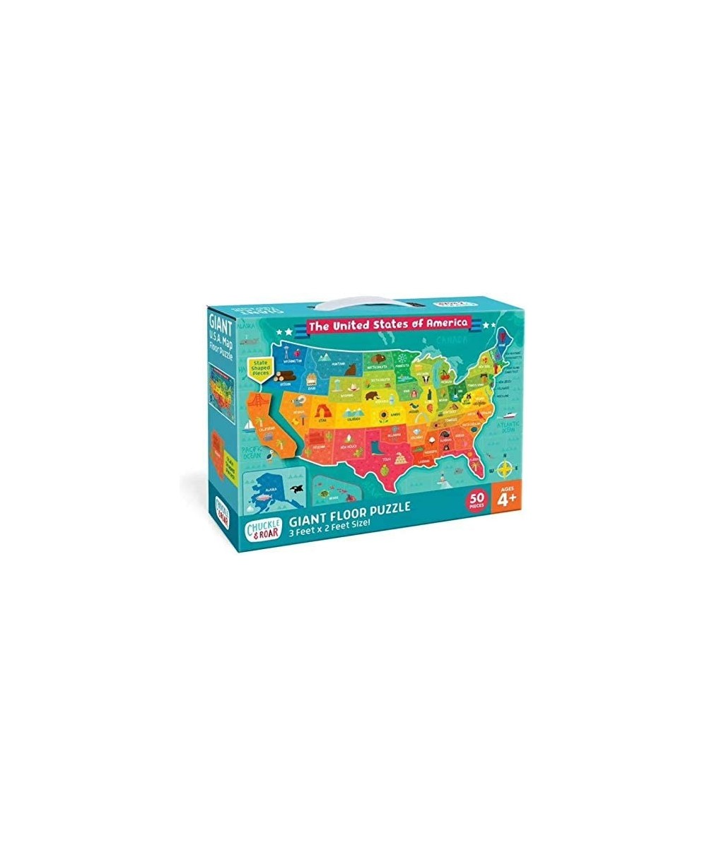 Giant Floor Puzzle - US Map - 50pc $47.15 - Floor Puzzles