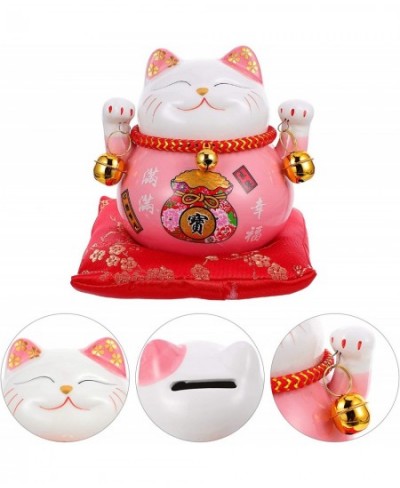 Lucky Cat Money Bank Feng Shui Maneki Neko Lucky Cat Coin Bank Ceramic Lucky Cat Piggy Bank Porcelain Money Change Pot Feng S...