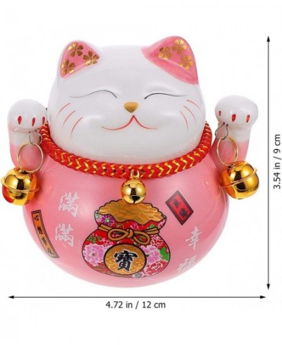 Lucky Cat Money Bank Feng Shui Maneki Neko Lucky Cat Coin Bank Ceramic Lucky Cat Piggy Bank Porcelain Money Change Pot Feng S...