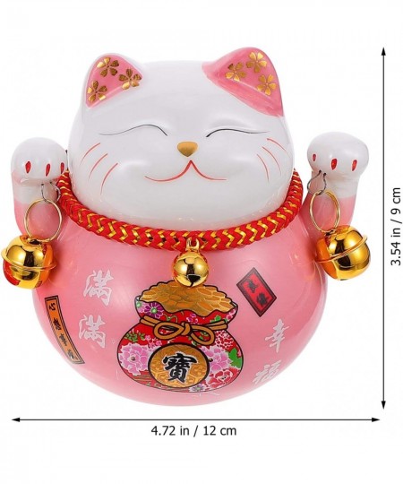 Lucky Cat Money Bank Feng Shui Maneki Neko Lucky Cat Coin Bank Ceramic Lucky Cat Piggy Bank Porcelain Money Change Pot Feng S...