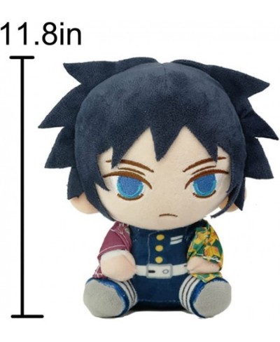 Anime Plush Doll Toy Anime Character Cute Sitting Plush Stuffed Doll Ornament (11.8") (Tomioka Giyuu) $36.70 - Plush Figure Toys