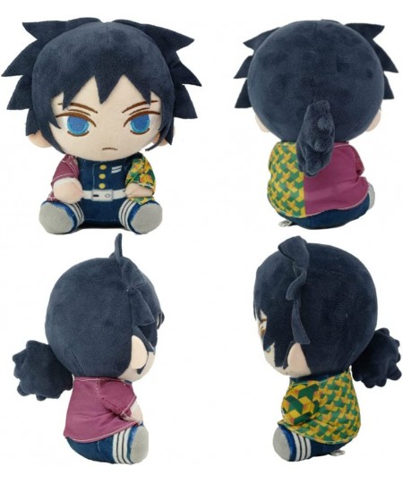 Anime Plush Doll Toy Anime Character Cute Sitting Plush Stuffed Doll Ornament (11.8") (Tomioka Giyuu) $36.70 - Plush Figure Toys