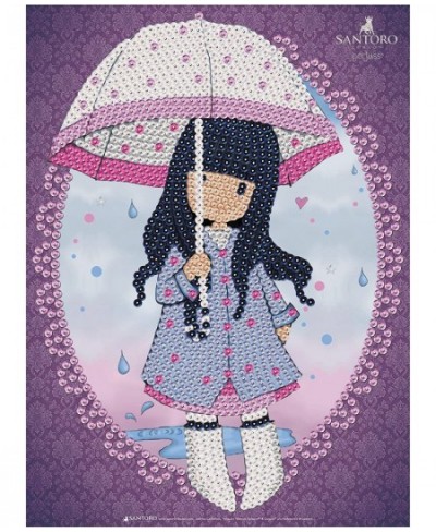 Gorjuss Puddles of Love Sparkling Picture for Adult & Kids Arts and Crafts Kit $76.72 - Craft Kits