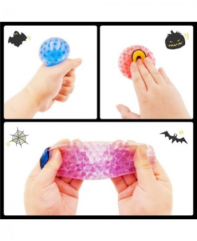 5 Pack Halloween Eyeballs Water Beads Stress Balls Squishy Fidget Toys Stress Relief Toys for Kids Boys Girls Halloween Party...