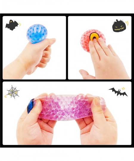 5 Pack Halloween Eyeballs Water Beads Stress Balls Squishy Fidget Toys Stress Relief Toys for Kids Boys Girls Halloween Party...