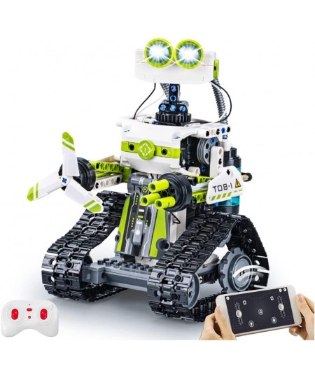 2022 New STEM Robot Toys for 8-16 Year Old Boys Girls Robot for Kids with APP or Remote Control Science Programmable Building...