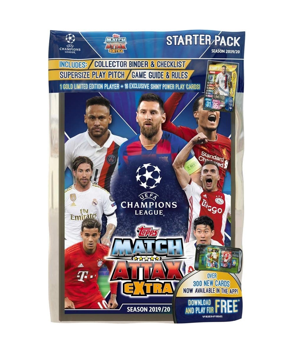 Extra 2019-20 Topps Champions League Cards - Starter Pack (17 Cards + LE Neymar Card) $59.77 - Trading Cards & Accessories