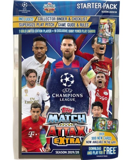 Extra 2019-20 Topps Champions League Cards - Starter Pack (17 Cards + LE Neymar Card) $59.77 - Trading Cards & Accessories