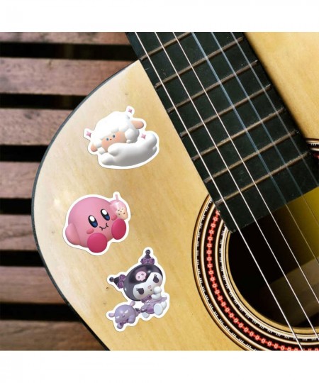 50pcs Cartoon 3D Kuromi My Melody Stikers Skateboard Guitar Laptop Bicycle Kids Waterproof Stikers Toys $14.36 - Kids' Stickers